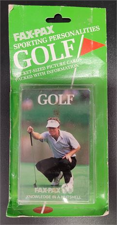 1986 RARE Fax Pax Golf Set Original Packaging from Great Britain Jack Nicklaus