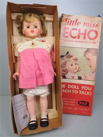 1962 Little Miss Echo Talking Doll