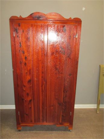 Large Vintage Two Door Cedar Dresser Mfg. by Buzzard's Glory Hampstead