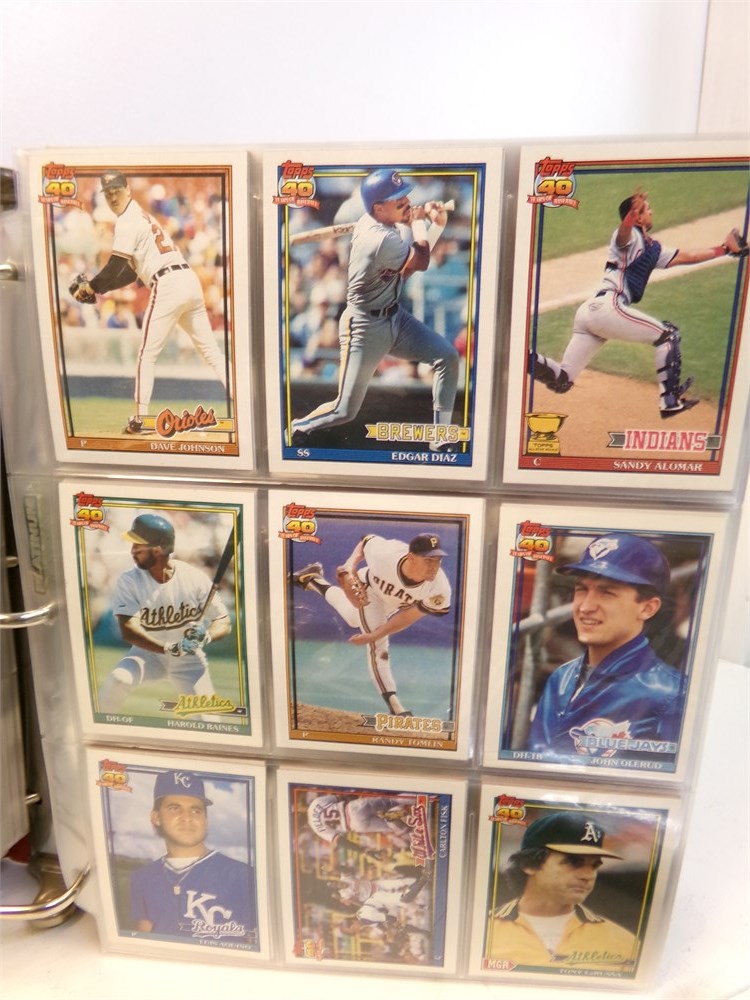 Transitional Design Online Auctions - 1991 Baseball Card Sets