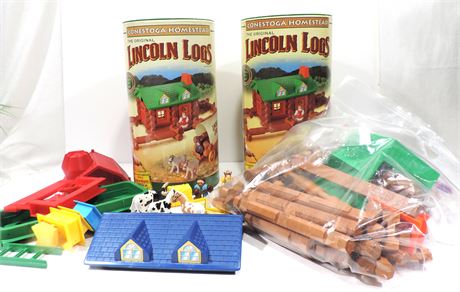 LINCOLN LOGS / Animals / Barn Pieces