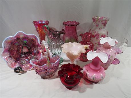 Decorative Glassware w/Fenton