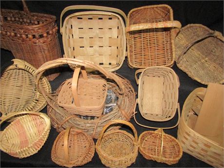 Large Basket Collection, Variety Size and Style
