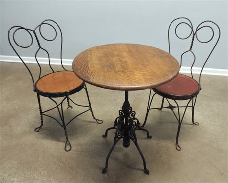 Cafe Style Table / Two Chairs