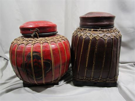 Asian Hand Crafted Baskets