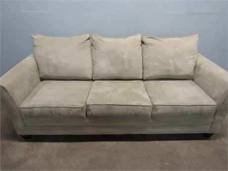 Brown Microfiber Sofa Couch