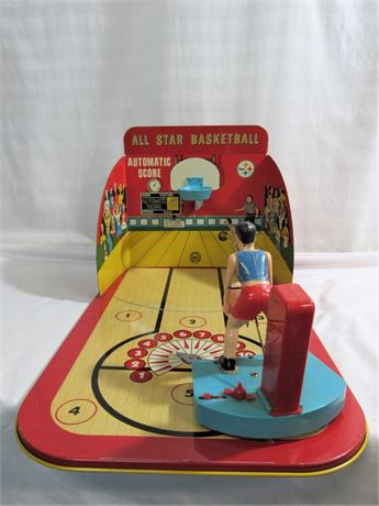 Vintage Marx-O-Matic Basketball Game w/ Box
