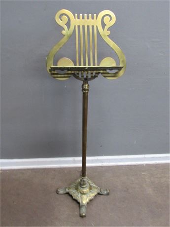 Ornate Brass Music Stand