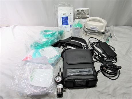 Inogen One G5 Portable Oxygen, Devilbiss Healthcare Pulmoaide Compact Compressor