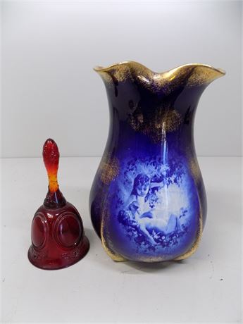 Fenton & Victorian Style Vase