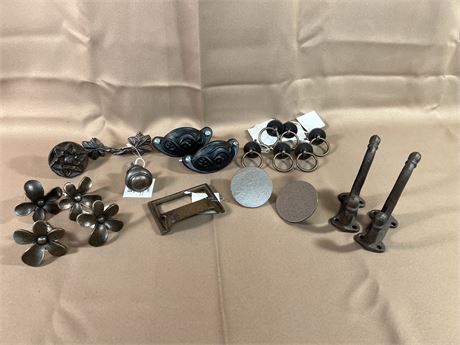 Wrought Iron Drawer Pulls and Knobs
