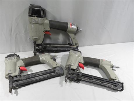3 PORTER CABLE Pneumatic Finish Nailers