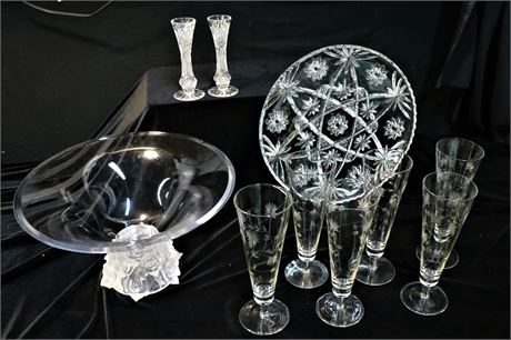 Etched and Pressed Glass Collection