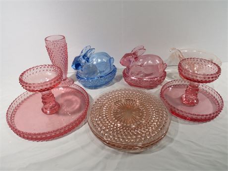 Vintage Colored Glassware