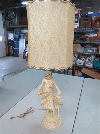 Victorian Style Figural Lamp