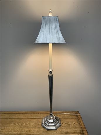 Silver Tall Lamp