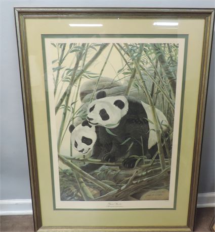 JOHN A. RUTHVEN 'Giant Pandas' Signed Print