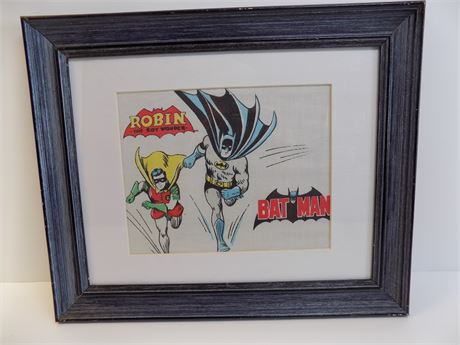 Transitional Design Online Auctions - 1970's Batman and Robin Wall Art