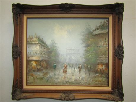 R.Sidney Painting,  Original Oil on Canvas