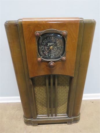 Vintage Zenith Radio Floor Console