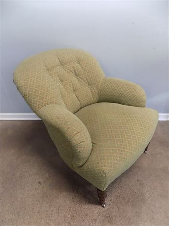 Upholstered Arm Chair with Coasters