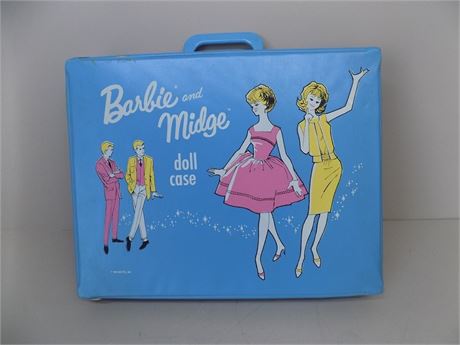 1963 Barbie & Midge Storage Box