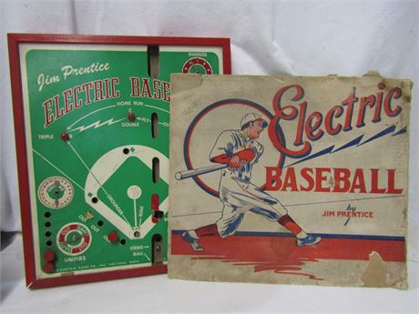Vintage Jim Prentice Electric Baseball game