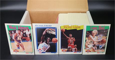 1990-91 Skybox NBA Basketball Complete Set; Michael Jordan, Magic Johnson, Bird