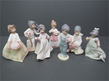 LLADRO / DAISA Golden Memories Porcelain Figurines