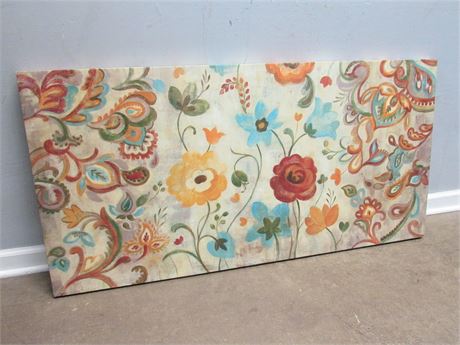 Canvas Floral Artwork