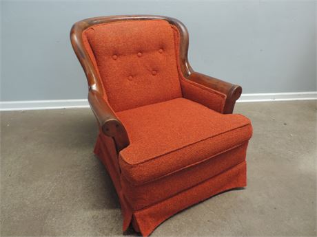 Mid-Century Maxwell Royal Skirted Chair