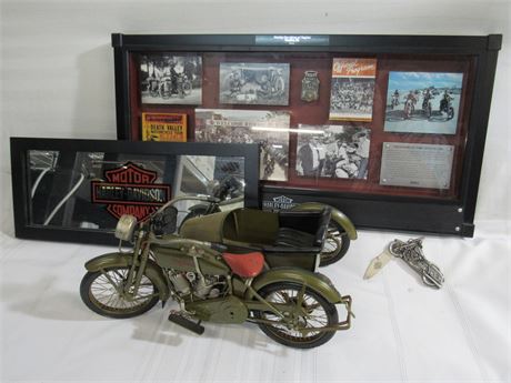 4 Piece Harley Davidson Collectible/Memorabilia Lot