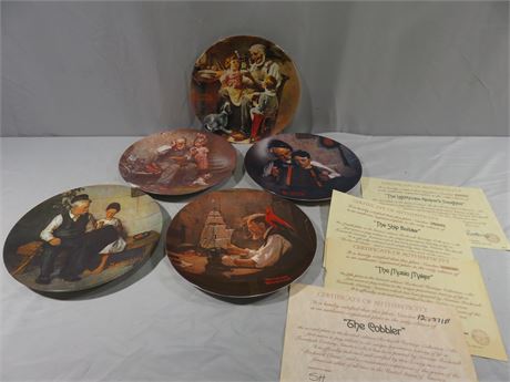NORMAN ROCKWELL Collector Plates