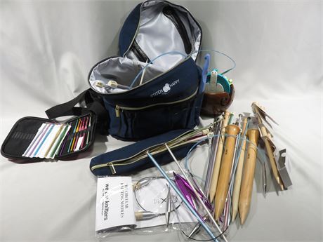 Assorted Knitting Tools & Supplies