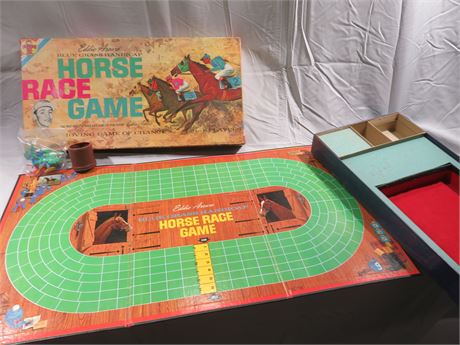 Vintage Transogram Eddie Arcaro Horse Racing Game