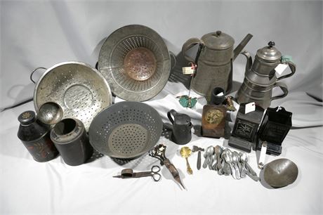 Antique & Primitive Kitchen Collection in Tin