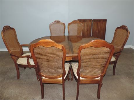 BURLINGTON Dining Table / Six Chairs