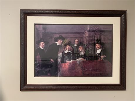 "MASTERS OF THE CLOTH GUILD" Wall Art
