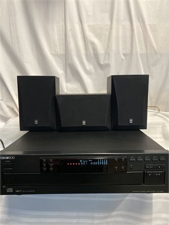 Kenwood CD Player and Speakers