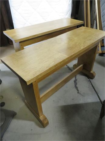 Tiger Maple Bench Seats