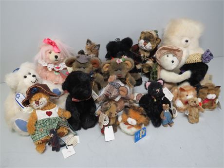 Plush Teddy Bear & Animal Collection w/Hermann, Boyd's & Ganz
