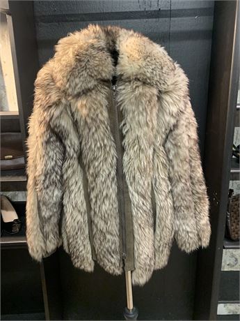 American Lamb Dyed Fur Jacket by Dino Ricco
