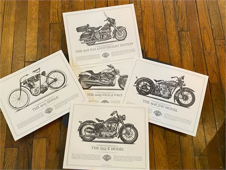 Harley Davidson Anniversary Print Collection