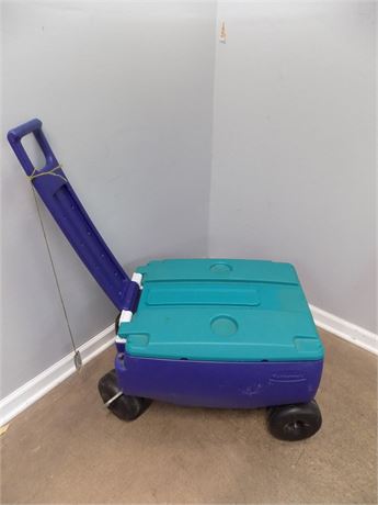 Rubbermaid Rolling Cooler