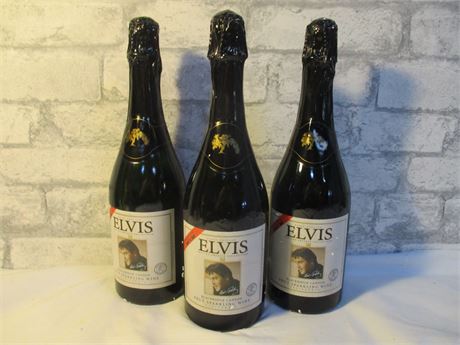 3 Bottles of "FIRST EDITION" Elvis Presley Muricata Brut Sparkling Wine