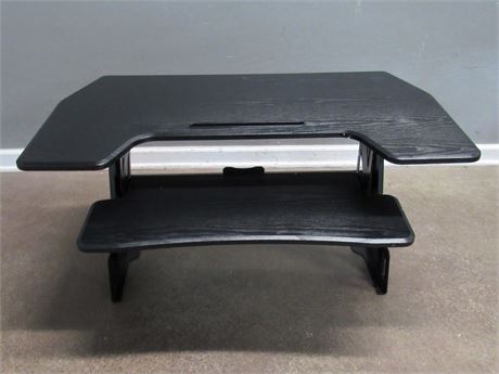 Desktop Stand-up Adjustable Desk - Black/Ebony