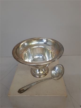 Sterling Compote & Spoon