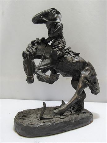 Frederic Remington Limited Edition (#5510/9500) Resin Sculpture The Rattle Snake