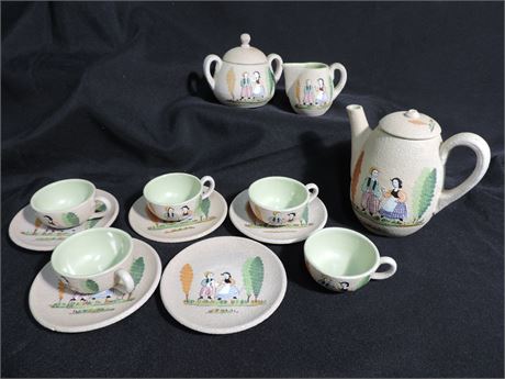 Ceramic Glazed Tea Set