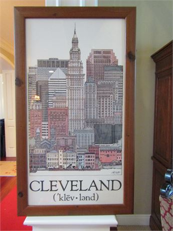 Cleveland Cityscape Print